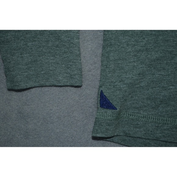 UNTUCKit Heathered Green Long Sleeve Henley Shirt Mens Large - Picture 2 of 9